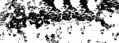 Grunge siyah beyaz desen. Monokrom parçacıkları soyut doku. Çatlakların, sürtünmelerin, çiplerin, lekelerin, mürekkep lekelerinin, çizgilerin arkaplanı.