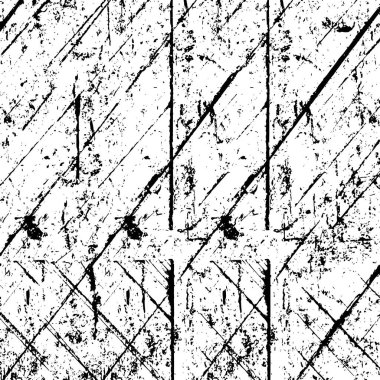 Grunge black and white pattern. Monochrome particles abstract texture. Background of cracks, scuffs, chips, stains, ink spots, lines. Dark design background surface. Gray printing element