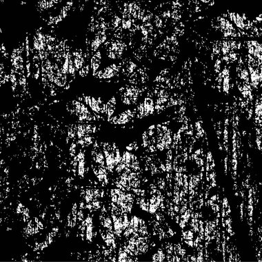 Pürüzlü, tırmalanmış, serpiştirilmiş grunge desenli tasarım. Kuru fırça darbeleri. Dokuları üst üste koy. Solmuş siyah - beyaz boyanmış kağıt dokusu. Çizim tasarımı. Poster, kapak, afiş, taklit, çıkartma düzeni için kullan.