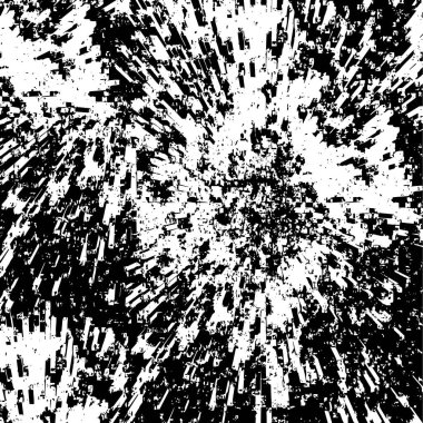 Çizik ve çatlaklarla dolu bir duvar parçası. Herhangi bir tasarım üzerine grunge illüstrasyonunu yükle. Vintage efektli soyut kumlu arkaplan