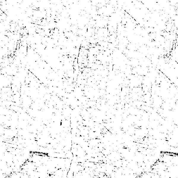 黒と白のグランジパターン モノクローム粒子の抽象的な質感 擦り傷 チップ インクスポット ラインの背景 — ストックベクタ