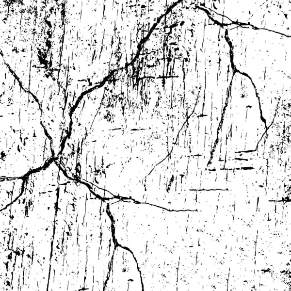 Фрагмент Стены Царапинами Трещинами Наложите Гранж Иллюстрацию Любой Дизайн Абстрактный — стоковый вектор