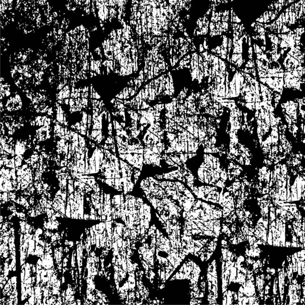 Texture Vectorielle Superposition Grunge Fond Noir Blanc Image Monochrome Abstraite — Image vectorielle