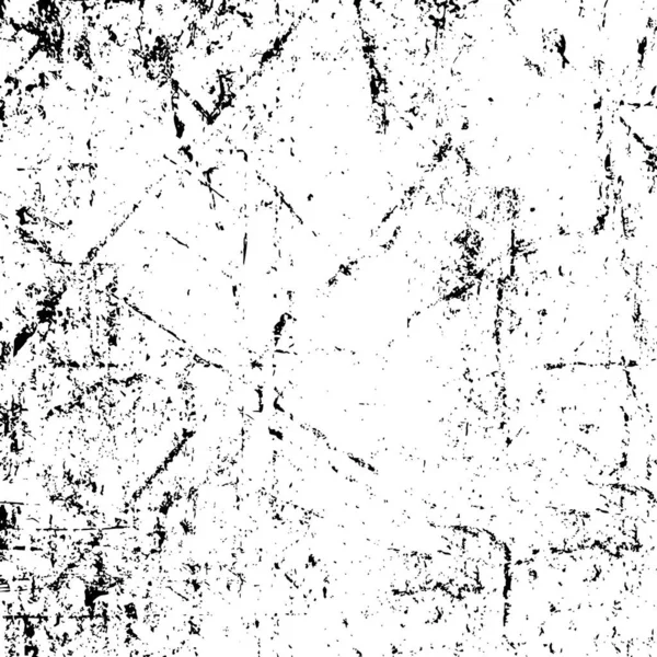 Textura Superpuesta Grunge Vectorial Fondo Blanco Negro Imagen Monocromática Abstracta — Archivo Imágenes Vectoriales