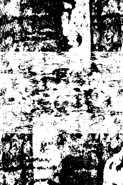 Vector Grunge Overlay Textur Schwarz Weißer Hintergrund Abstraktes Monochromes Bild — Stockvektor