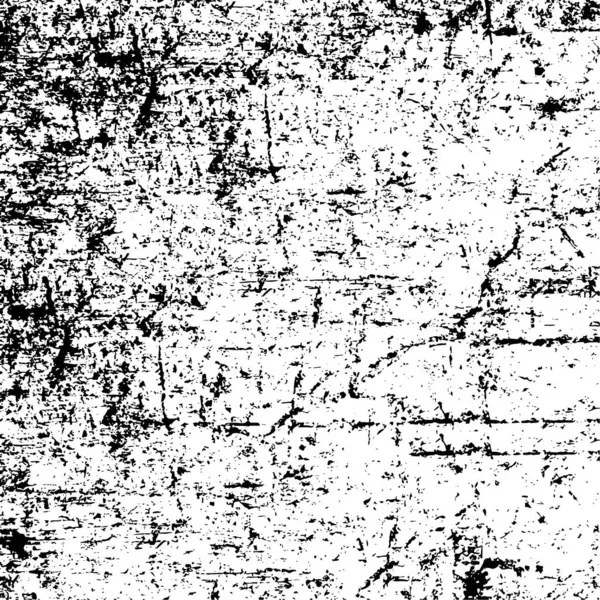 ベクトルグランジオーバーレイテクスチャー 黒と白の背景 抽象的なモノクロイメージは暗いトーンで衰退した効果を含みます — ストックベクタ