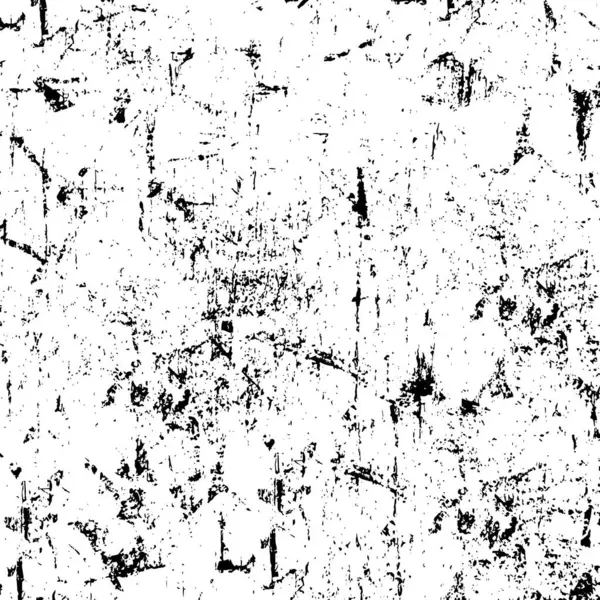 Verontruste Textuur Zwart Wit Textuur Achtergrond — Stockvector