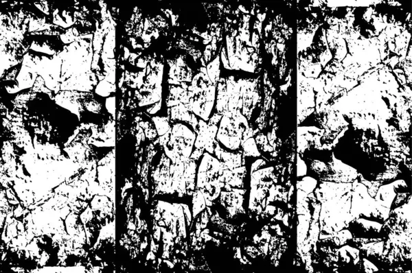 Бедственная Текстура Черно Белая Текстура Фон — стоковый вектор
