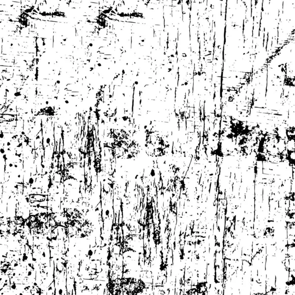 抽象的な黒と白のグラウンジテクスチャされた背景 ベクトルイラスト — ストックベクタ