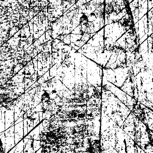 Abstrakcyjny Czarny Biały Grunge Teksturowane Tło Wektor Ilustracja — Wektor stockowy