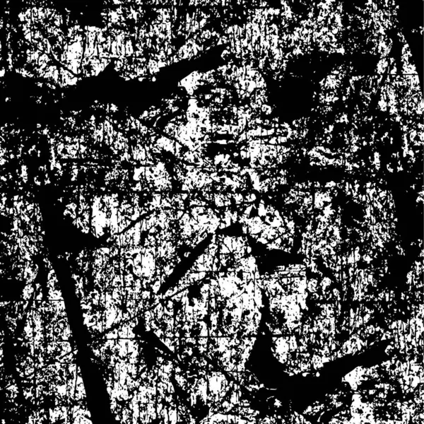 Soyut Grunge Arka Plan Siyah Beyaz Doku Vektör Çizim — Stok Vektör
