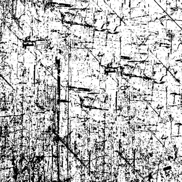 Abstraktní Černobílé Grunge Texturované Pozadí Vektorové Ilustrace — Stockový vektor