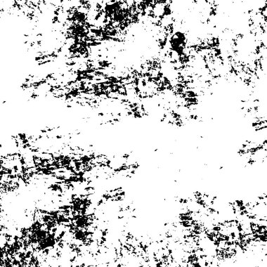 Çizik ve çiziklerle dolu siyah beyaz bir arka plan. Soyut vektör illüstrasyonu.