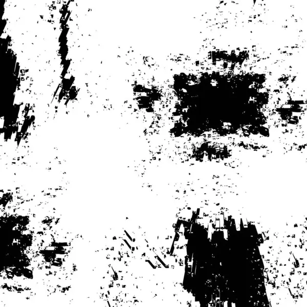 Fondo Angustiado Textura Blanco Negro Con Arañazos Líneas Vector Abstracto — Archivo Imágenes Vectoriales