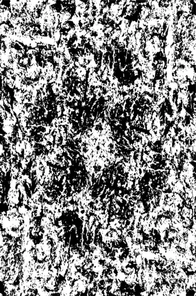 Fondo Angustiado Textura Blanco Negro Con Arañazos Líneas Vector Abstracto — Vector de stock