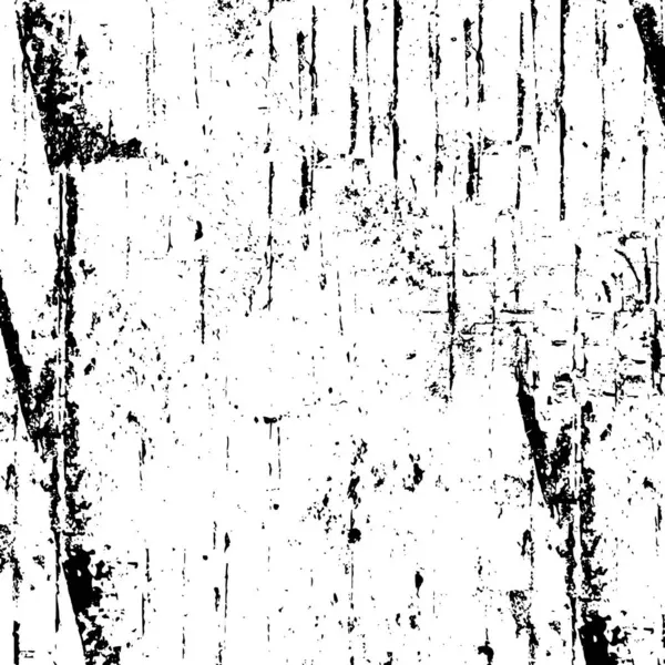Fondo Angustiado Textura Blanco Negro Con Arañazos Líneas Vector Abstracto — Vector de stock