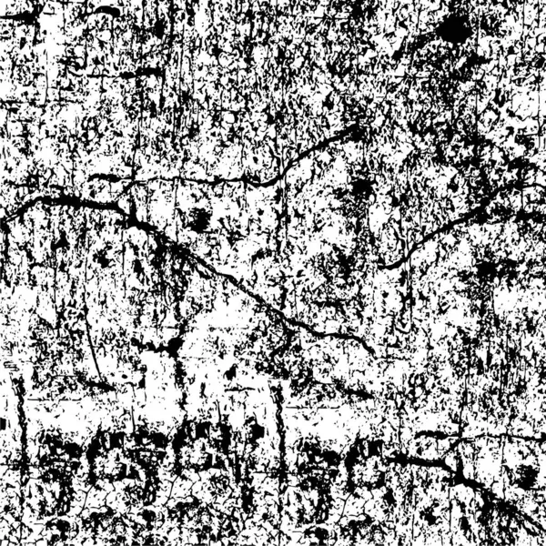 Distressed Overlay Textur Aus Rissigem Grunge Hintergrund Abstrakte Halbtonvektorillustration — Stockvektor