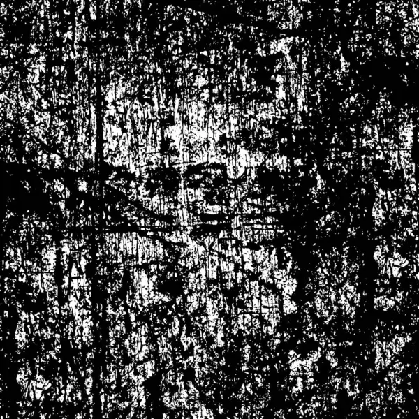 Sklíčená Překrývající Textura Popraskaného Grunge Pozadí Abstraktní Vektorová Ilustrace Půltónu — Stockový vektor