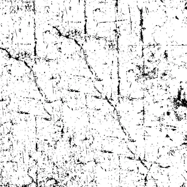 Напряженная Текстура Накладывается Потрескавшийся Гранж Фон Абстрактная Полутоновая Векторная Иллюстрация — стоковый вектор