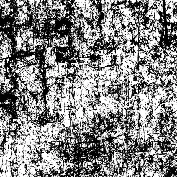 Fundo Grunge Abstrato Textura Monocromática Preto Branco Texturizado Fundo — Vetor de Stock