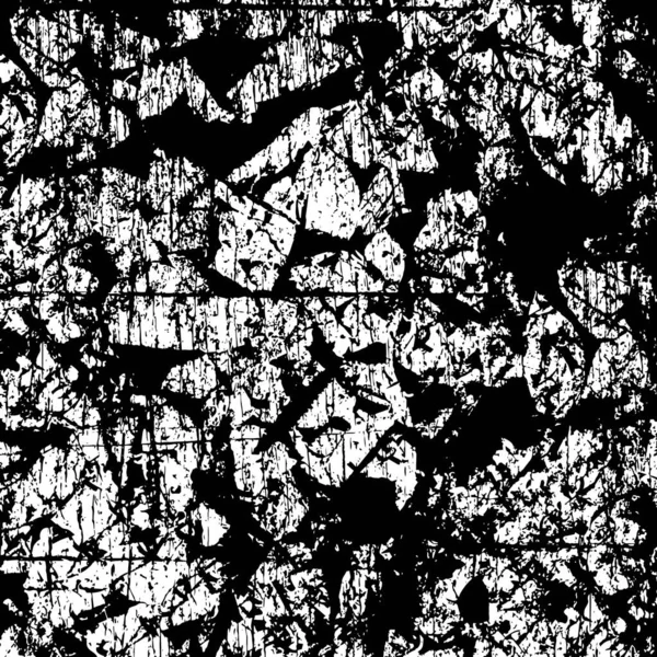 Нарушенная Текстура Треснувшего Металла Камня Асфальта Гранж Фон Абстрактная Полутоновая — стоковый вектор