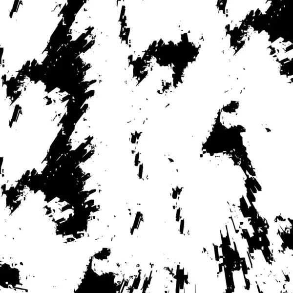 Grunge Overlay Ebene Abstrakter Schwarz Weißer Vektorhintergrund Einfarbige Vintage Oberfläche — Stockvektor