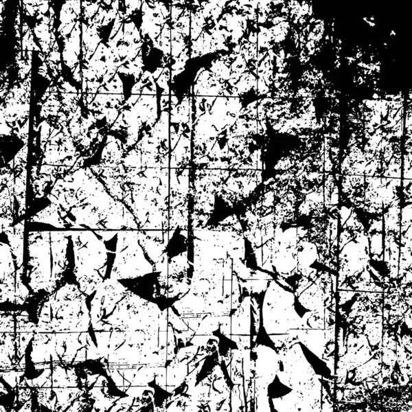 Abstrait Texturé Grunge Monochrome Fond Conception — Image vectorielle