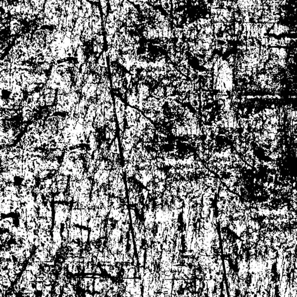 Fundo Grunge Abstrato Textura Monocromática Preto Branco Texturizado Fundo — Vetor de Stock