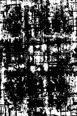 Sert, çizik, sıçramış grunge desenli fırça darbeleri. Dokuları üst üste koy. Siyah-beyaz boyanmış kağıt dokusu. Skeç grunge tasarımı. Poster, kapak, afiş, taklit, çıkartma düzeni için kullan.