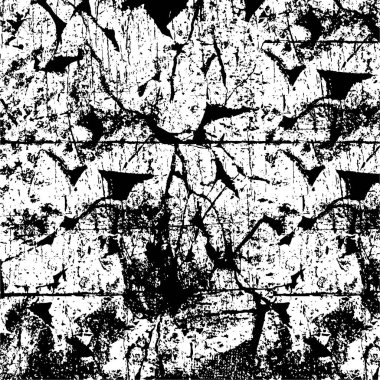 Çizik ve çiziklerle dolu siyah beyaz bir arka plan. Soyut vektör illüstrasyonu.