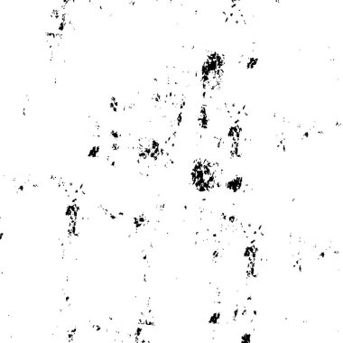 Çatlamış beton, taş ya da asfaltın sıkıntılı örtülü dokusu. Grunge 'un arka planı. soyut yarım ton vektör çizimi