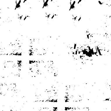 Sert siyah-beyaz dokular. Grunge 'un geçmişi. Soyut doku etkisi. Vektör İllüstrasyonu