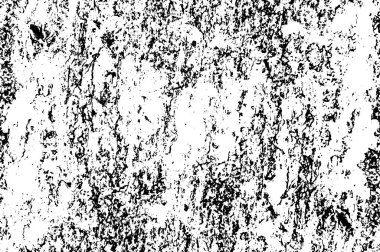Sert siyah-beyaz dokular. Grunge 'un geçmişi. Soyut doku etkisi. Vektör İllüstrasyonu