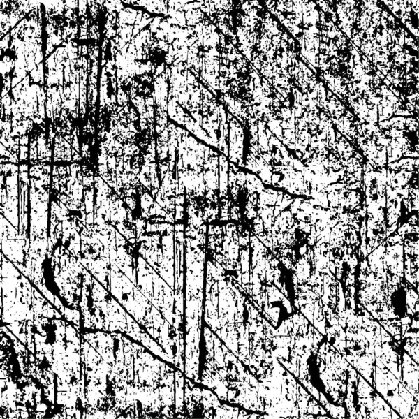 抽象的なグランジの背景 黒と白のテクスチャの壁紙 — ストックベクタ