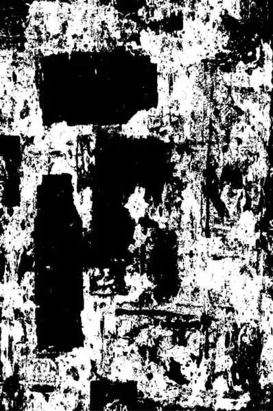 Чорно Біла Гранжа Текстура Лиха Копією Абстрактного Поверхневого Пилу Грубої — стоковий вектор