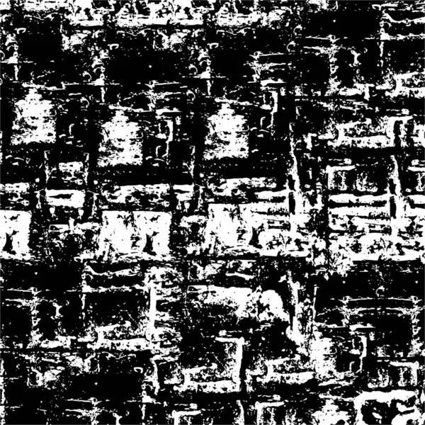 Чорно Білий Текстурований Фон Абстрактна Ілюстрація — стоковий вектор