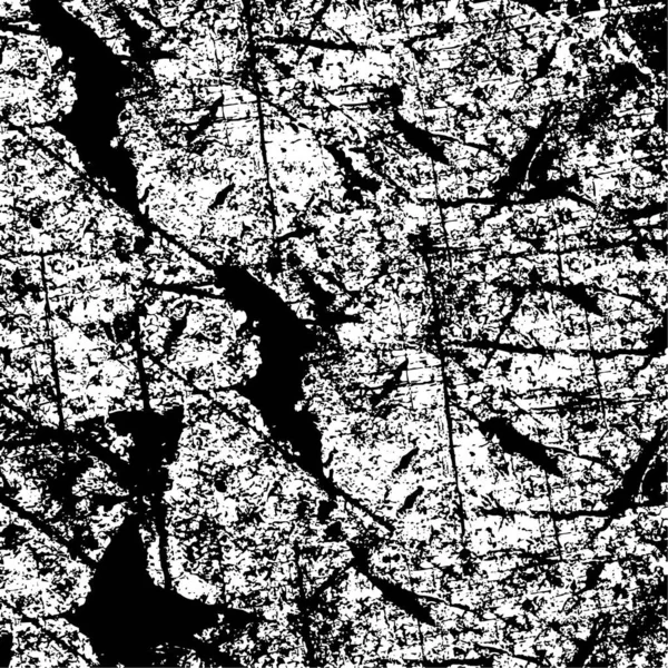 Zwart Wit Textuur Overlay Textuur Abstracte Oppervlak Ruwe Vuile Muur — Stockvector