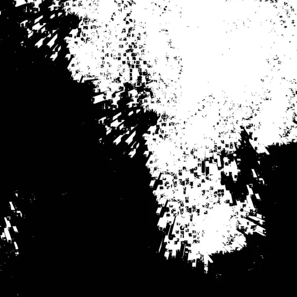 Абстрактный Фон Тертая Текстура Черный Белый Текстурированный Фон — стоковый вектор