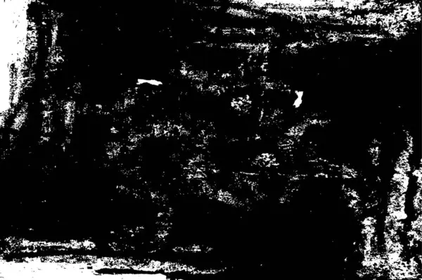 Fond Tourmenté Texture Noire Blanche Avec Poussière Des Taches Rayures — Image vectorielle