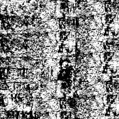 Çizikler, çizikler ve çizikler olan siyah beyaz bir arka plan. 