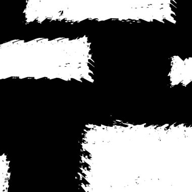 Çizikler, çizikler ve çizikler olan siyah beyaz bir arka plan. 