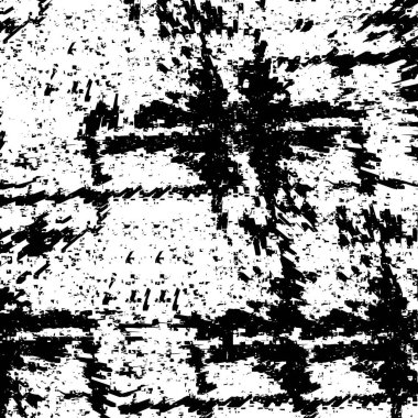 Çizikler, çizikler ve çizikler olan siyah beyaz bir arka plan. 