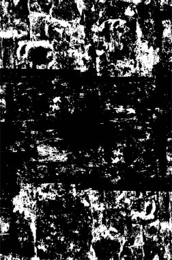 Grunge dokusu. Soyut siyah beyaz arka plan. Tek renkli vintage yüzey 