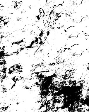 Sert, çizik, sıçramış grunge desenli fırça darbeleri. Dokuları üst üste koy. Siyah-beyaz boyanmış kağıt dokusu. Skeç grunge tasarımı. Poster, kapak, afiş, taklit, çıkartma düzeni için kullan