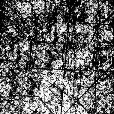 Sert, çizik, sıçramış grunge desenli fırça darbeleri. Dokuları üst üste koy. Siyah-beyaz boyanmış kağıt dokusu. Skeç grunge tasarımı. Poster, kapak, afiş, taklit, çıkartma düzeni için kullan