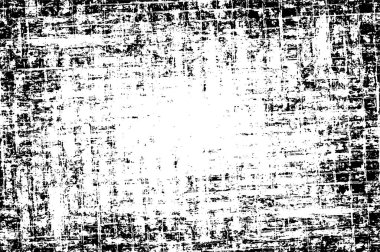 Sert, çizik, sıçramış grunge desenli fırça darbeleri. Dokuları üst üste koy. Siyah-beyaz boyanmış kağıt dokusu. Skeç grunge tasarımı. Poster, kapak, afiş, taklit, çıkartma düzeni için kullan