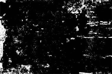 Sert, çizik, sıçramış grunge desenli fırça darbeleri. Dokuları üst üste koy. Siyah-beyaz boyanmış kağıt dokusu. Skeç grunge tasarımı. Poster, kapak, afiş, taklit, çıkartma düzeni için kullan