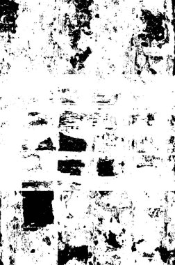 Sert, çizik, sıçramış grunge desenli fırça darbeleri. Dokuları üst üste koy. Siyah-beyaz boyanmış kağıt dokusu. Skeç grunge tasarımı. Poster, kapak, afiş, taklit, çıkartma düzeni için kullan