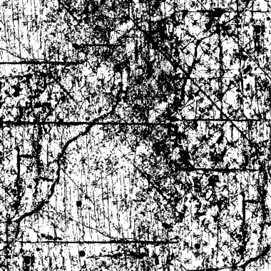 Sert, çizik, sıçramış grunge desenli fırça darbeleri. Dokuları üst üste koy. Siyah-beyaz boyanmış kağıt dokusu. Skeç grunge tasarımı. Poster, kapak, afiş, taklit, çıkartma düzeni için kullan