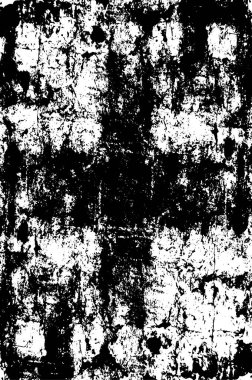 Sert, çizik, sıçramış grunge desenli fırça darbeleri. Dokuları üst üste koy. Siyah-beyaz boyanmış kağıt dokusu. Skeç grunge tasarımı. Poster, kapak, afiş, taklit, çıkartma düzeni için kullan